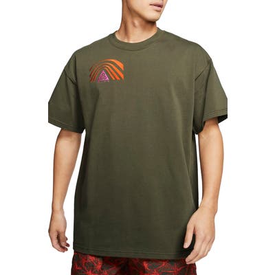 Nike All Conditions Gear Outdoor Embroidered T-Shirt, Green