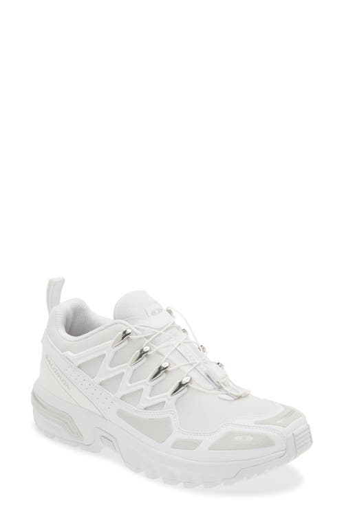 Salomon Gender Inclusive ACS+ Sneaker in White/White/Silver