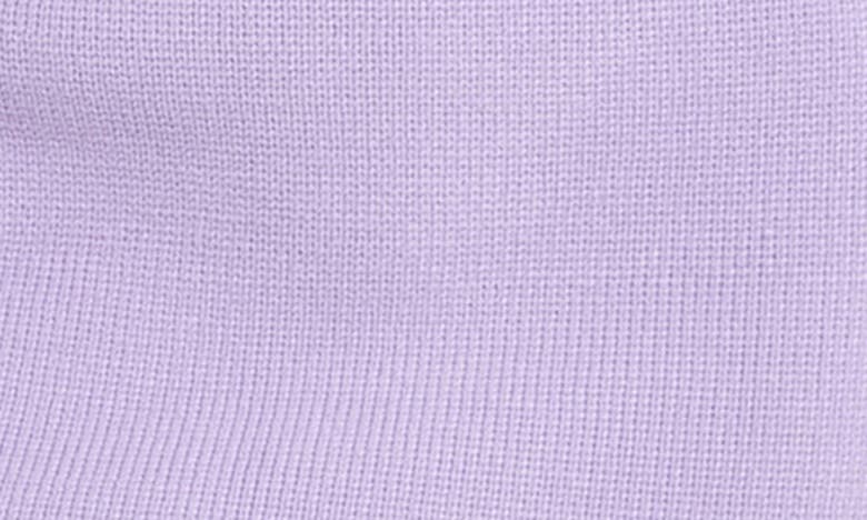 English Factory Crop Knit Cardigan In Lilac