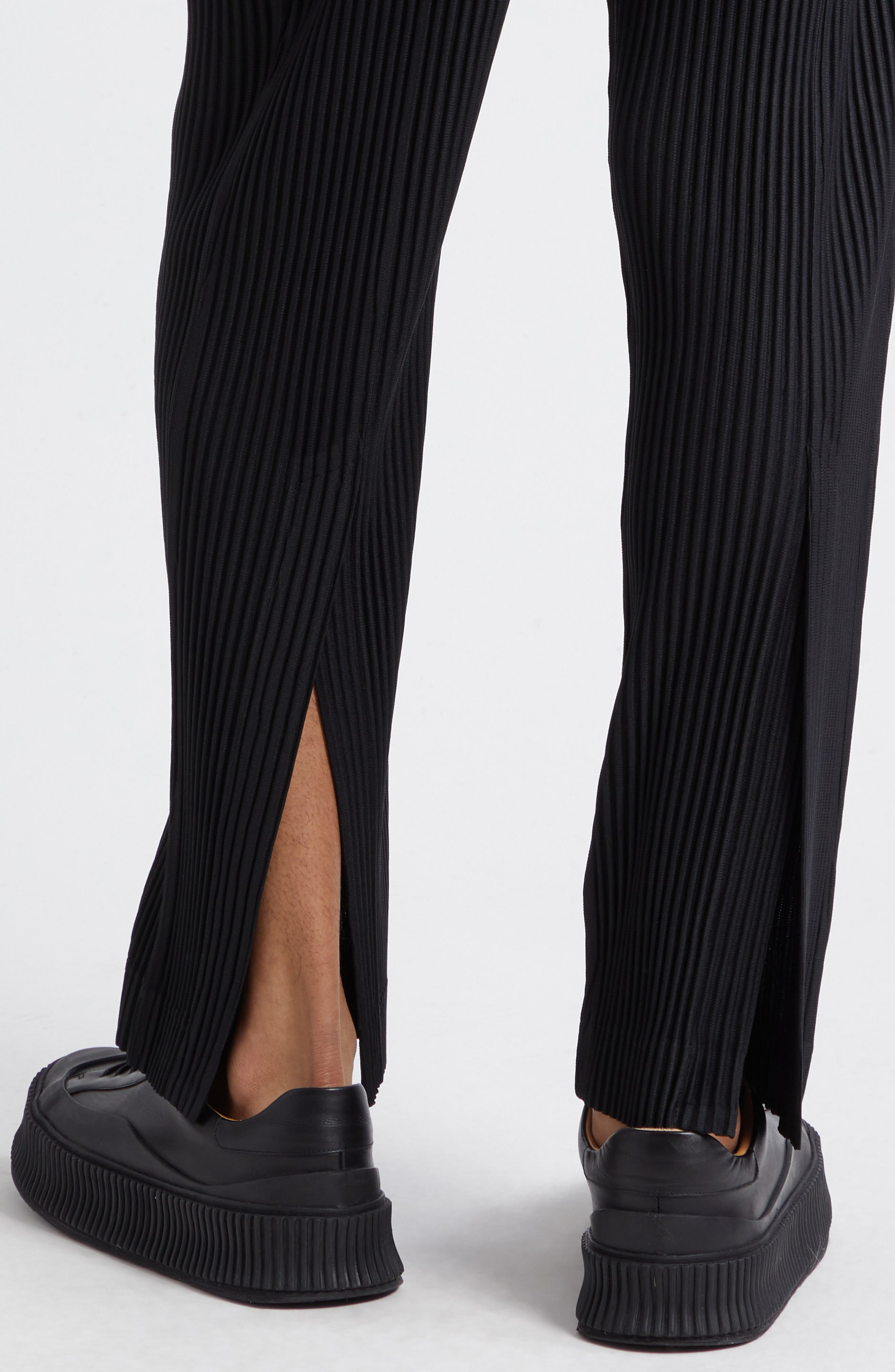 Homme Plissé Issey Miyake Pleated Tailored Straight Leg