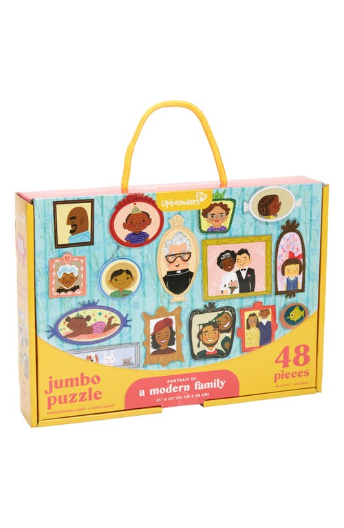 Upbounders Portrait of a Modern Family 48-Piece Jumbo Puzzle in Multi at Nordstrom