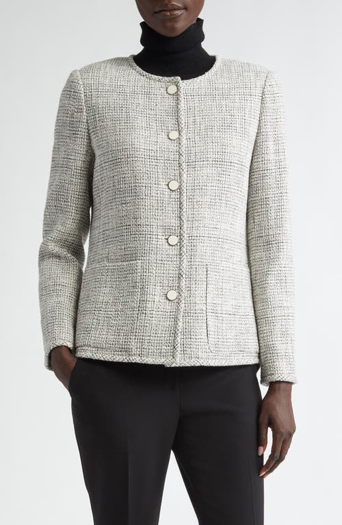 LAFAYETTE 148 LAFAYETTE 148 NEW YORK PATCH POCKET TWEED JACKET 