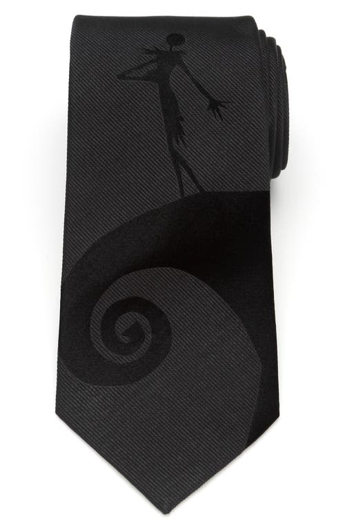 Cufflinks, Inc. Jack Skellington Silk Tie in Black at Nordstrom