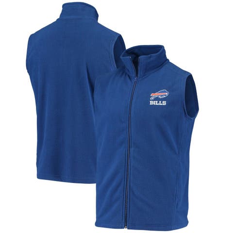 Women's Buffalo Bills Royal Houston Fleece Full-Zip Vest