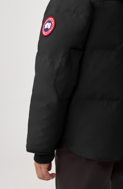 Shop Canada Goose Kids' Snowy Owl Down Parka In Black