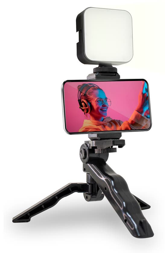 Bytech Selfie Light Vlog Stand In Black