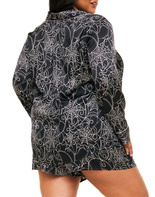Adore Me Sammi Pajama Set In Novelty Black