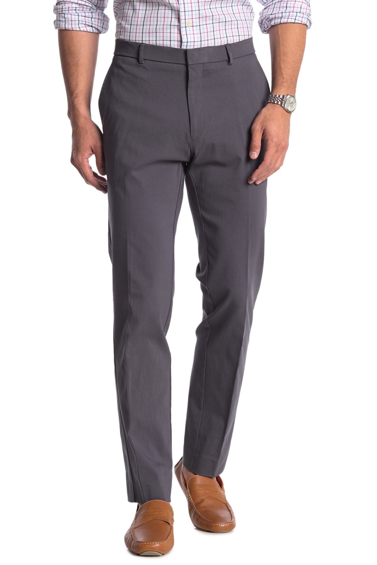 Tommy Hilfiger Twill Tailored Suit Separate Pants In Grey