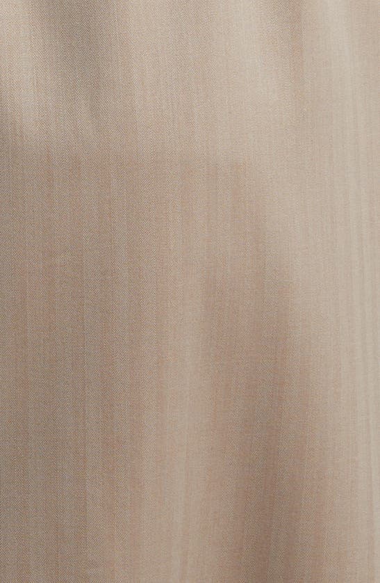 Cardinal Of Canada Water Repellent Wool Coat In Khaki Herringbone