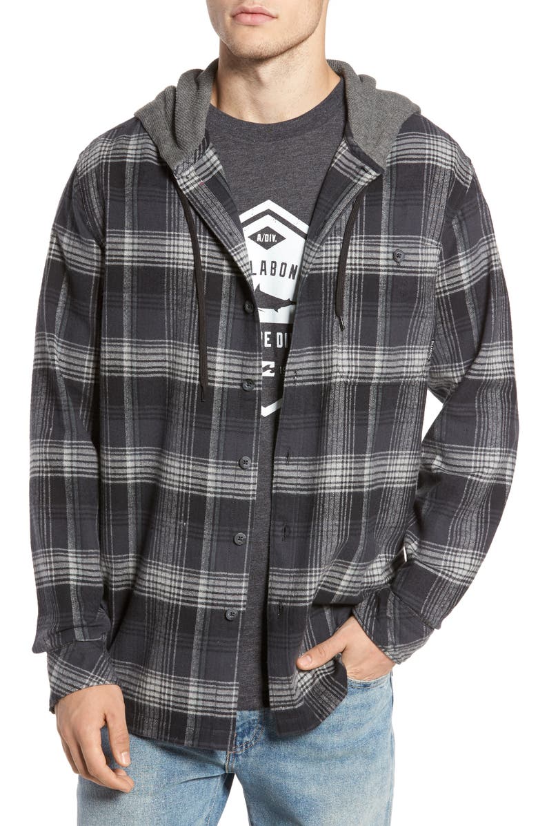 Billabong Baja Hooded Flannel Shirt | Nordstrom