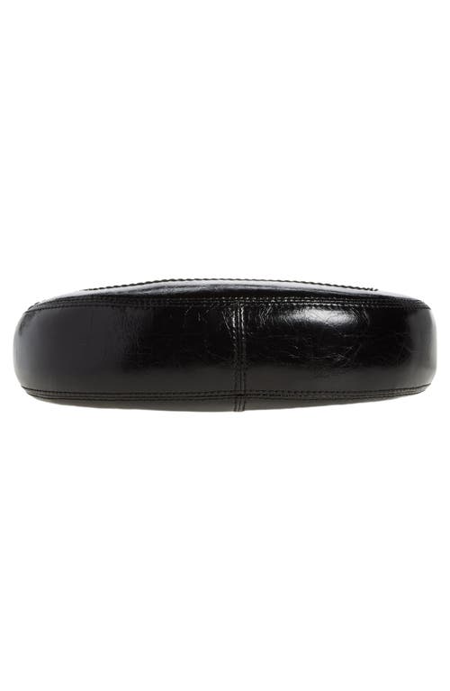 Marc Jacobs Small Crescent Shoulder Bag In Black