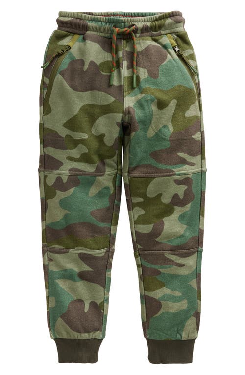 Mini Boden Kids' Reinforced Knee Camo Joggers Rosemary at Nordstrom,