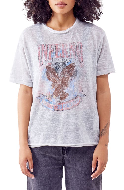 BDG Urban Outfitters Inferno Slub Graphic T-Shirt Grey at Nordstrom,