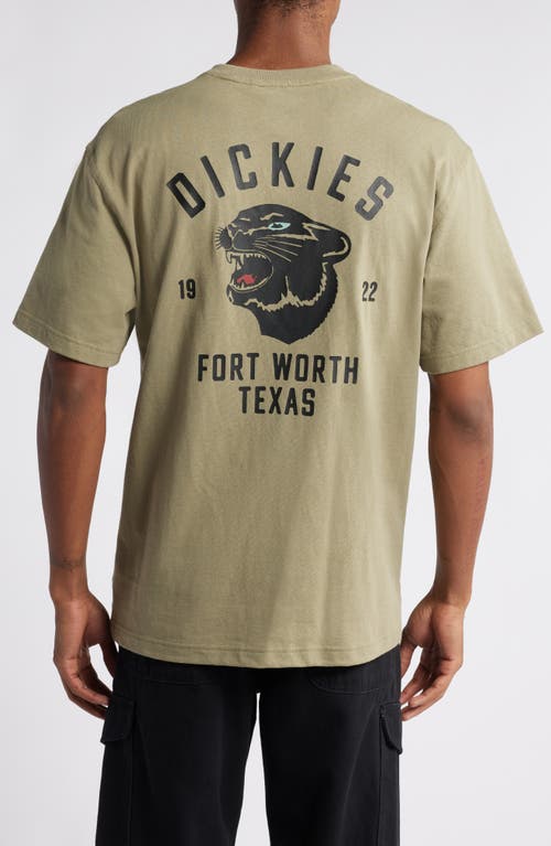 Shop Dickies Logo Graphic T-shirt In Imperial Green