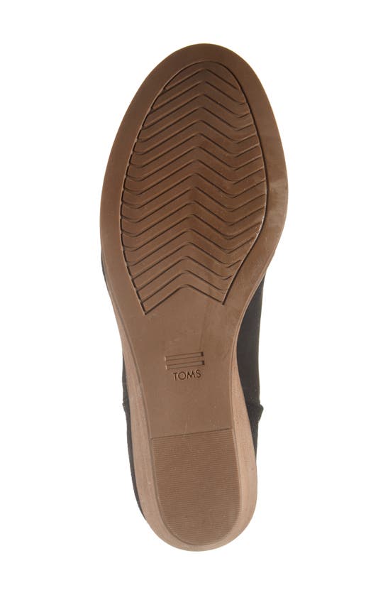 Toms Clare Wedge Bootie In Black