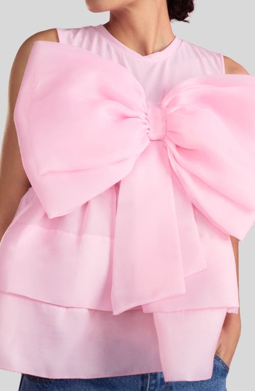 Shop Cynthia Rowley Blair Bow Top In Pink