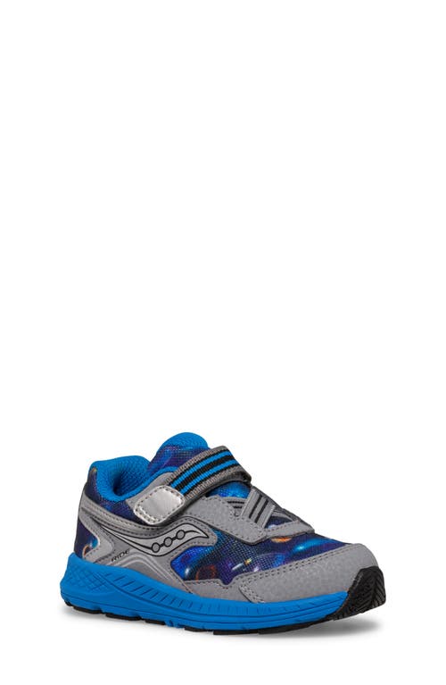 Saucony Kids'  Ride 10 Jr. Sneaker In Grey/blue/space