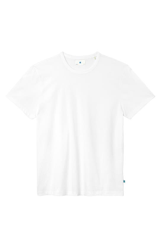 Jason Scott Raymond Crewneck Pima Cotton T-shirt In White
