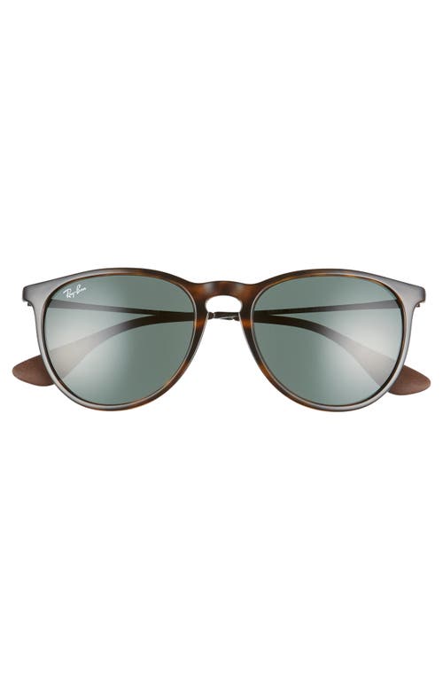 Shop Ray Ban Ray-ban Erika 54mm Sunglasses In Lite Havana/green Solid