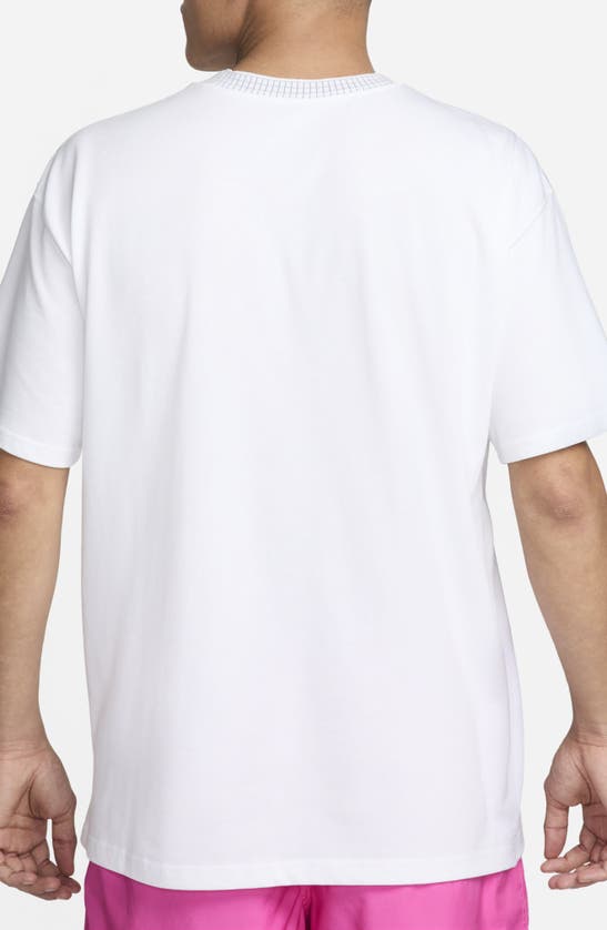 Shop Nike Max90 Swoosh Graphic T-shirt In White