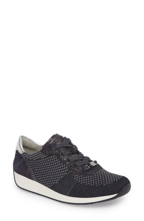 ara Lilly Sneaker in Navy Fabric at Nordstrom, Size 8.5