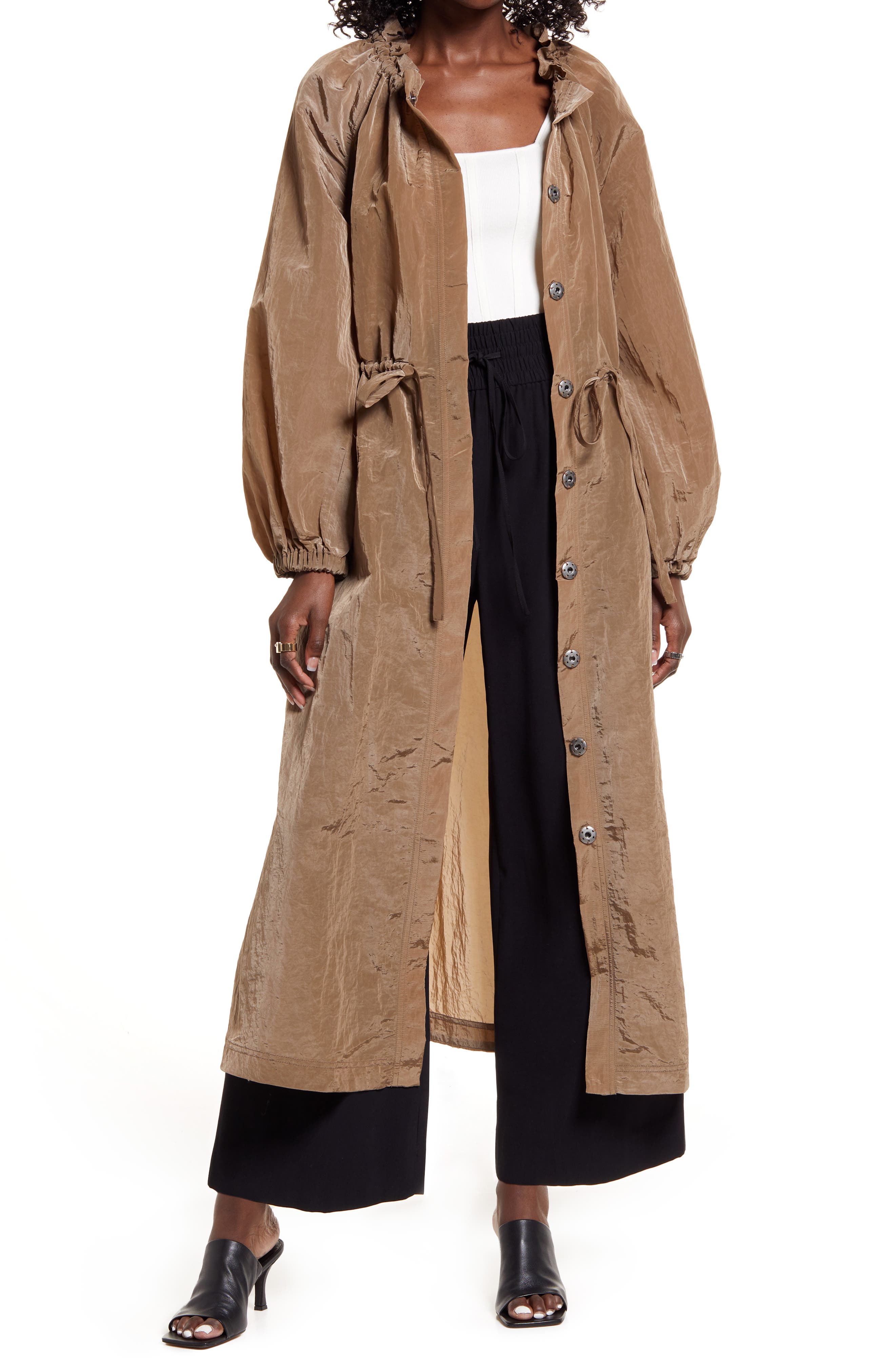 nordstrom brown coat