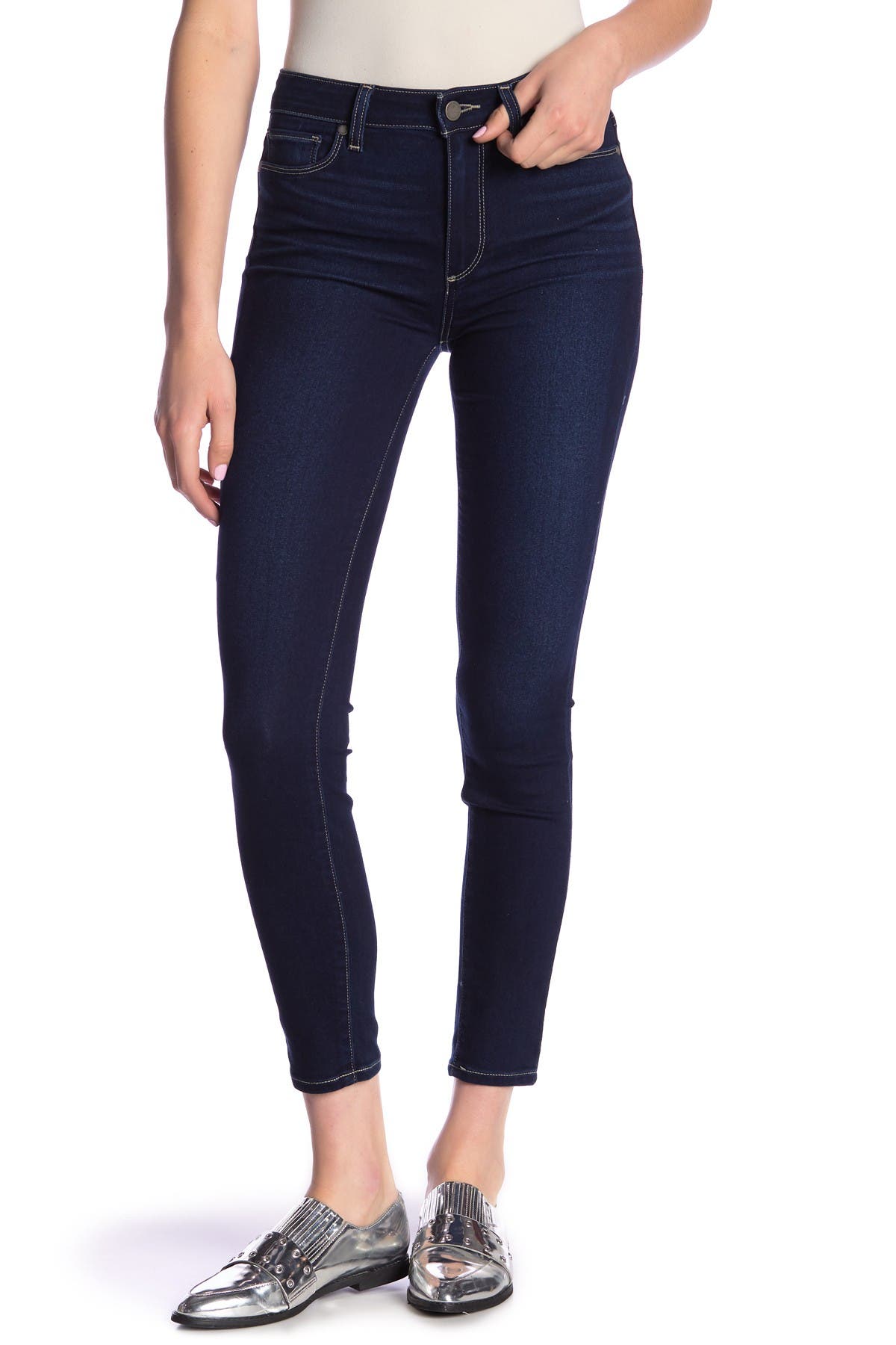 paige hoxton high rise ankle jeans