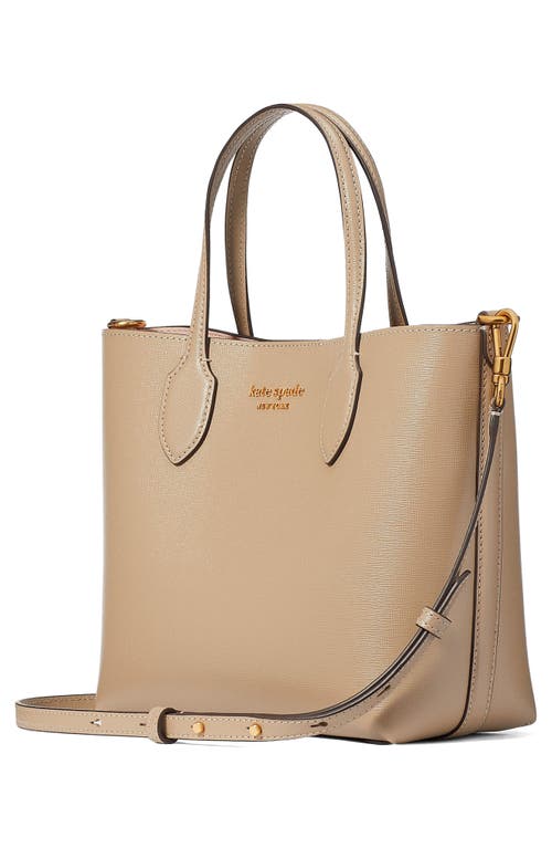 Shop Kate Spade New York Medium Bleecker Saffiano Leather Tote In Timeless Taupe