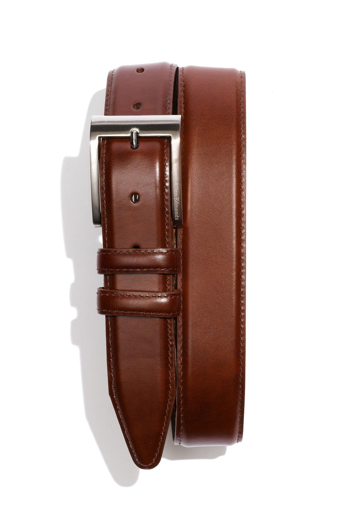 red brown leather belt