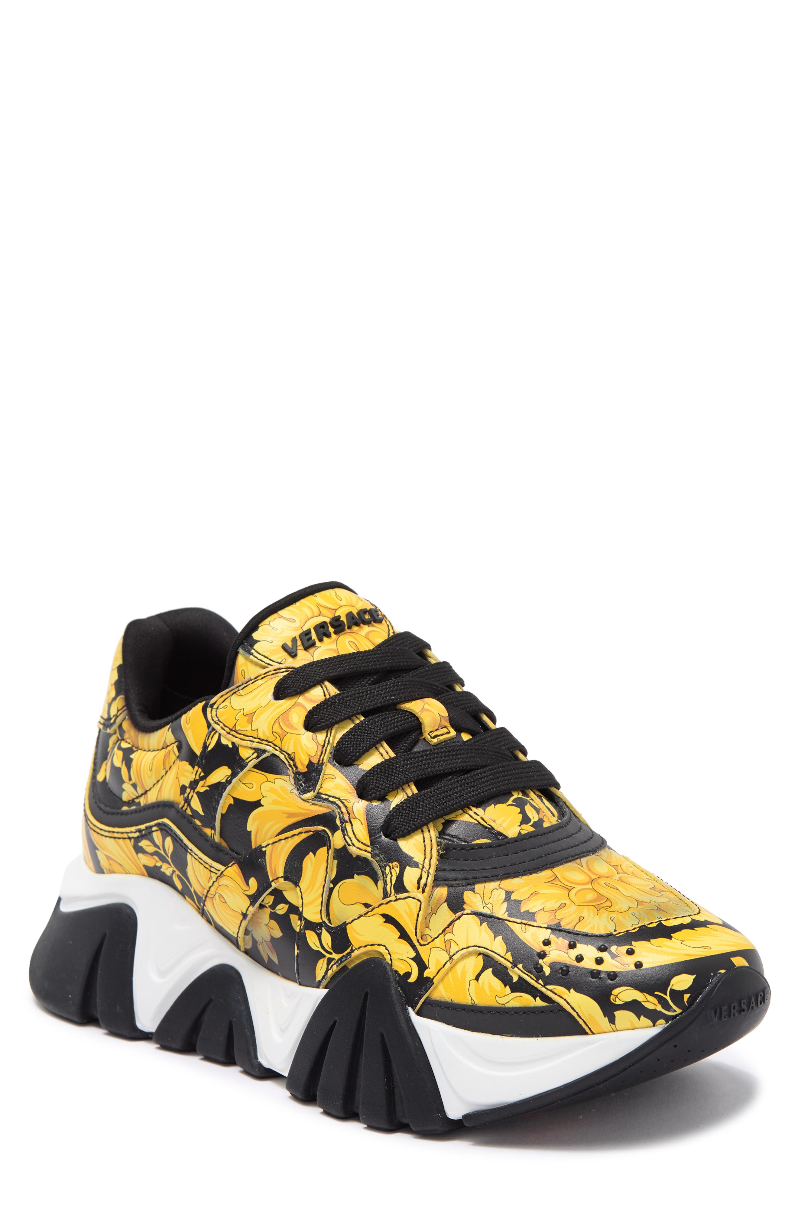 versace athletic tennis shoes