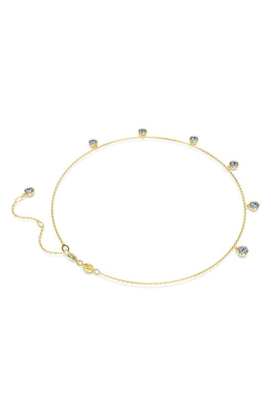 Shop Swarovski Imber Shaky Crystal Necklace In Gold