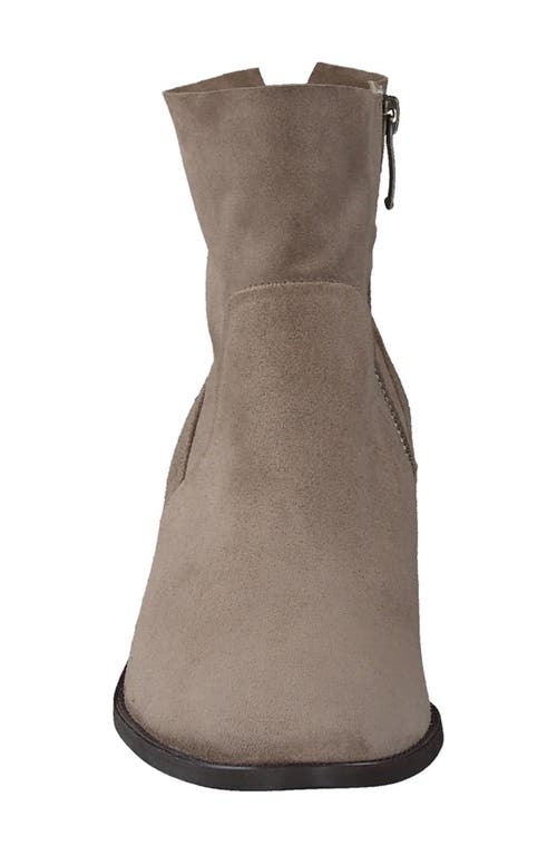 Shop Paul Green Suzette Bootie In Antelope Soft Suede