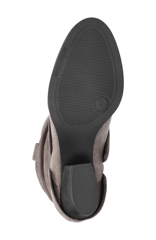 Bella Vita Women's Twyla Slouch Block Heel Ankle Boots In Grey