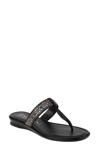 Italian Shoemakers Udella Flip Flop In Black