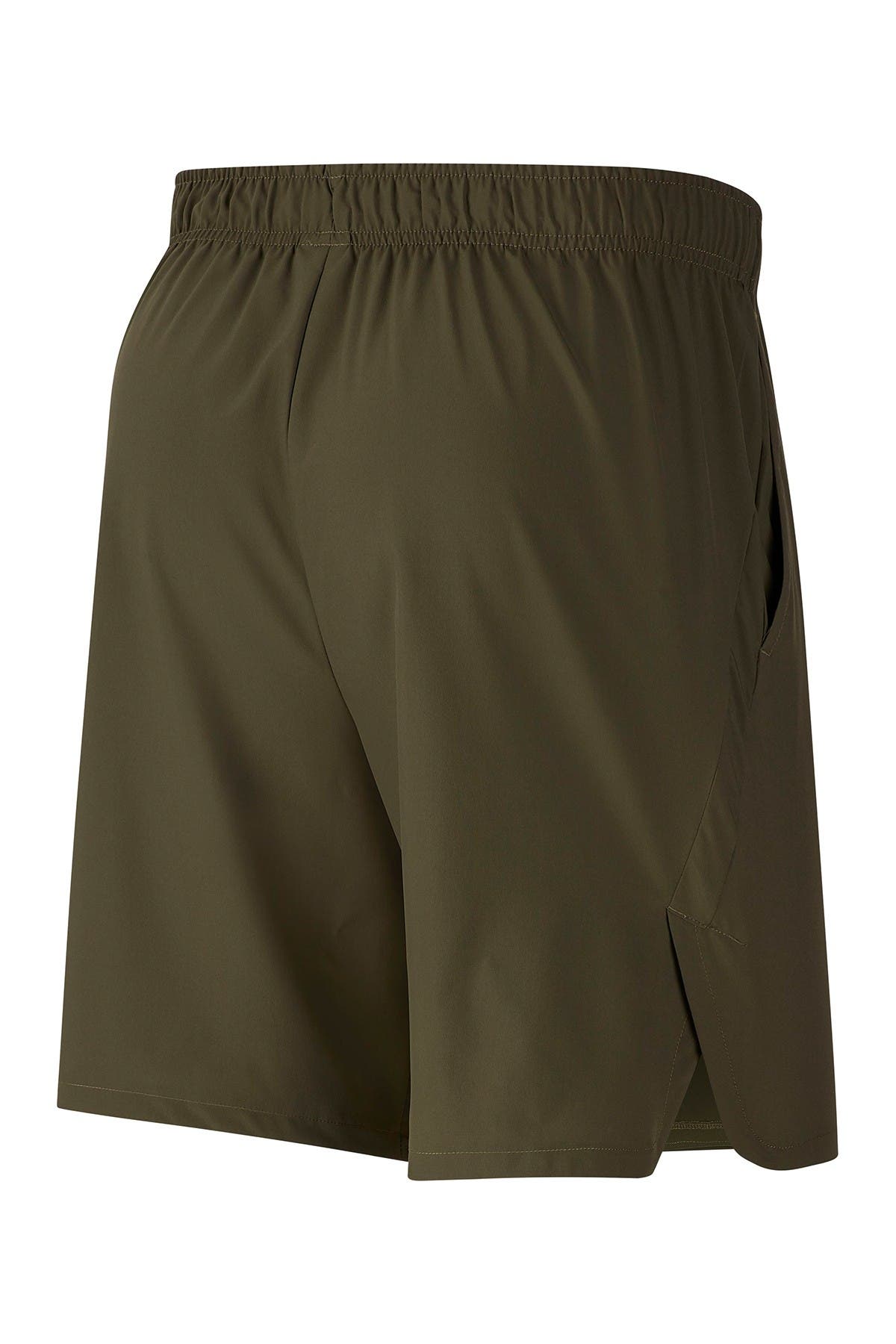 flex woven training shorts