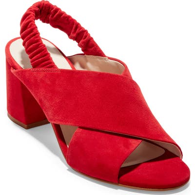 Cole Haan Anastasia Slingback Sandal, Red