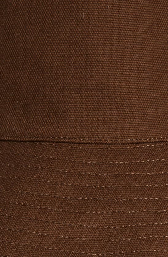Shop Lack Of Color Holiday Cotton Canvas Bucket Hat In Brown