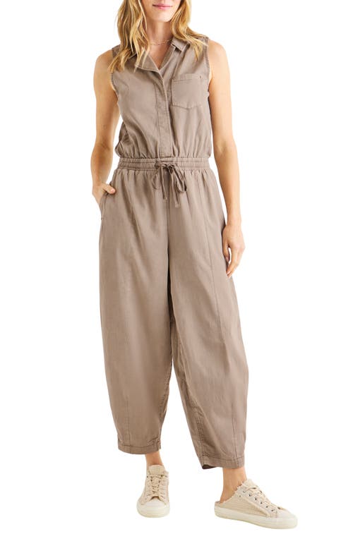 Carlotta Sleeveless Jumpsuit in Rattan