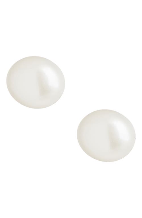 Sterling Forever Sterling Silver Baroque Pearl Stud at Nordstrom