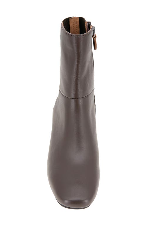 Shop Gentle Souls By Kenneth Cole Eileen Bootie In Chocolate Leather