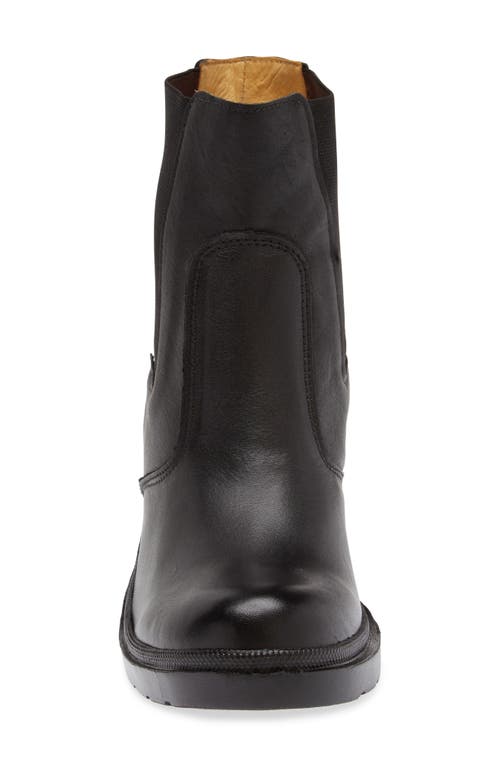 Shop Sandro Moscoloni Plain Toe Chelsea Boot In Black