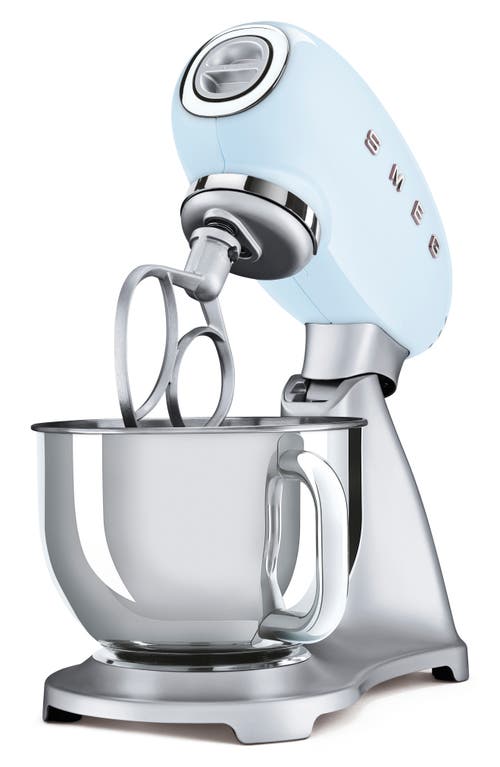 Smeg 50's Retro Style Aesthetic 5-quart Stand Mixer In Pastel Blue