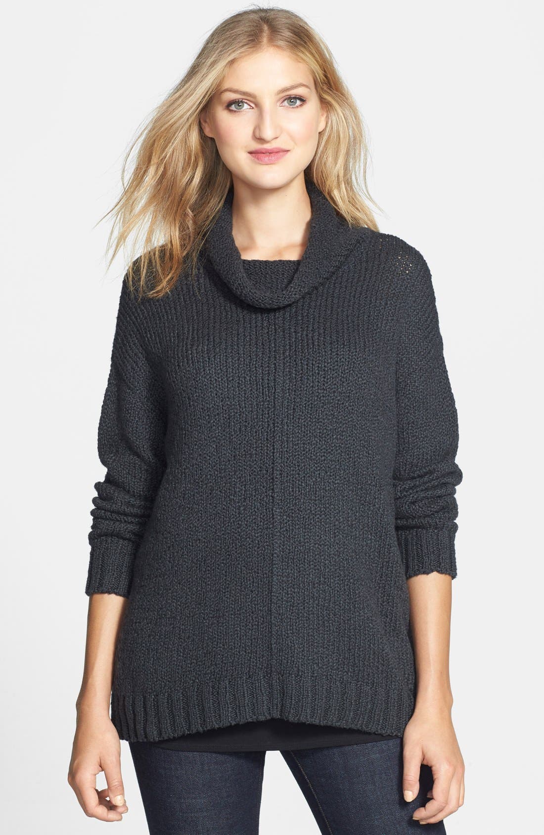 Eileen Fisher Organic Cotton Turtleneck Sweater Nordstrom