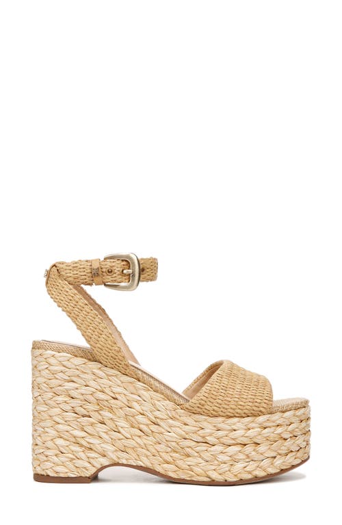 Sam Edelman April Platform Wedge Espadrille Sandal In Sand
