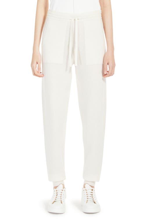 Viborg Wool & Cashmere Joggers in White