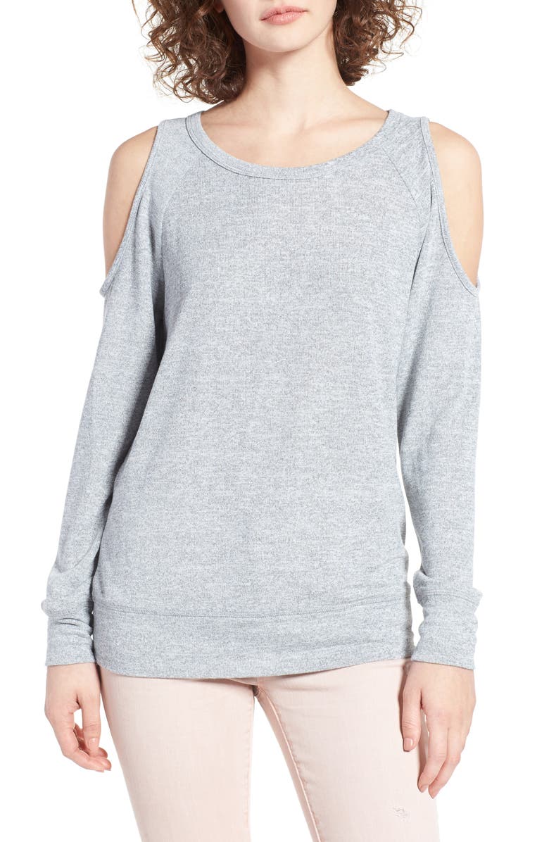BP. Cold Shoulder Sweatshirt | Nordstrom