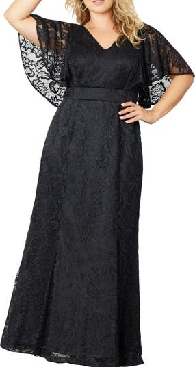 Soiree Evening Gown  Women's Plus Size Formal Dress – Kiyonna