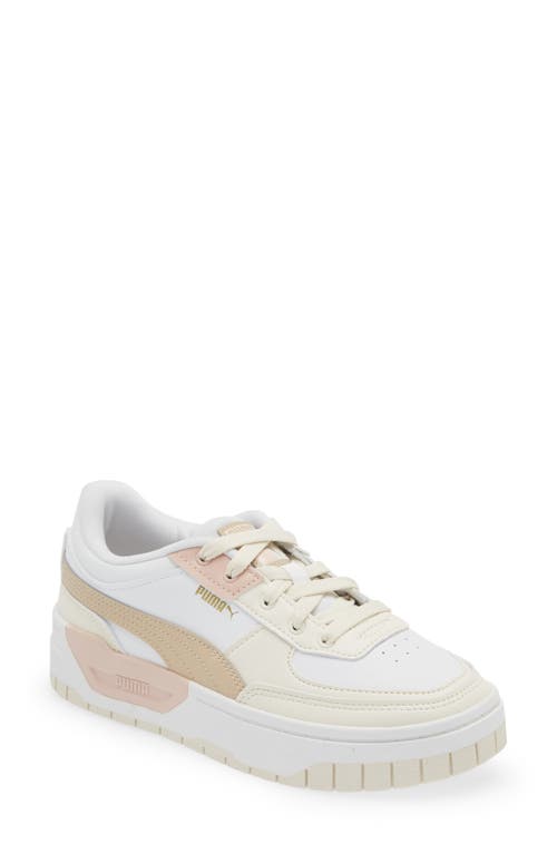 PUMA Cali Dream Platform Sneaker in Frosted Ivory-White-Light Sand