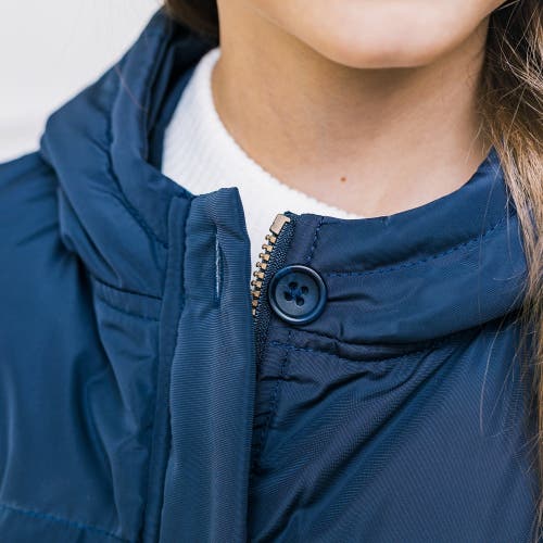HOPE & HENRY HOPE & HENRY GIRLS' HOODED PUFFER VEST, KIDS