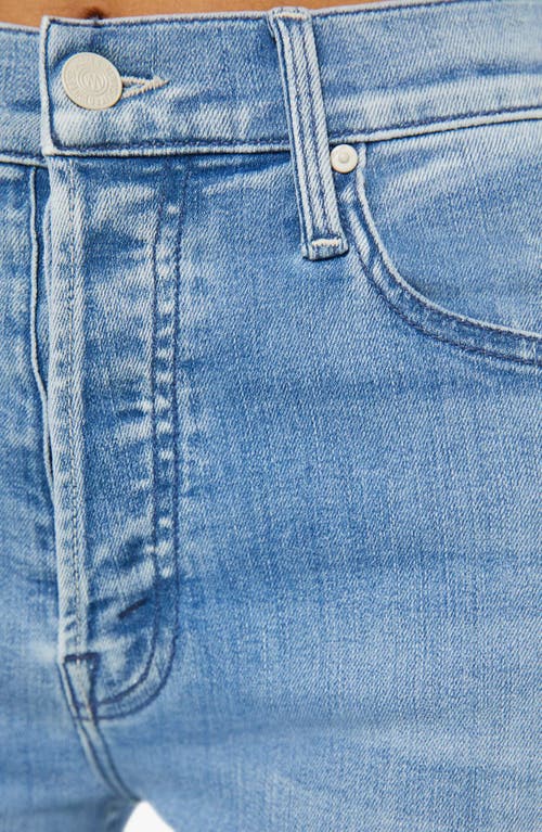 Mother The Tripper Ankle Fray All Over The Map Jeans In Blue - Size 29 In All Over The Map